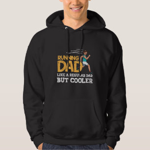 Mens Running Dad Gift Funny Half Marathon Ultra Ru Hoodie