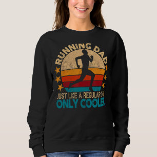 Mens Running For Men Dad Marathon Runner Coach Ma Sweatshirt
