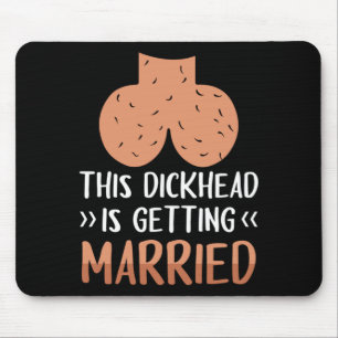 Mens Sack Face Stag Night Funny Embarring Gift Mouse Mat