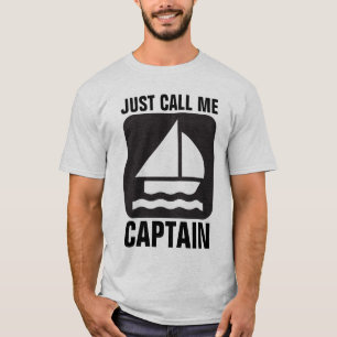 MEN'S SAILBOAT T-SHIRTS, CAPTAIN T-Shirt