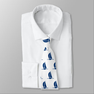 Mens Sailboat Tie