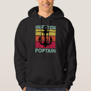 Mens Sailing Poptain - Pop Captain Anchor Fathers  Hoodie