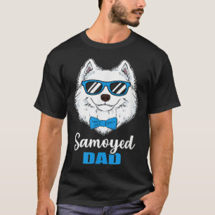 Mens Samoyed Dad Idea Proud Dog Owner T-Shirt