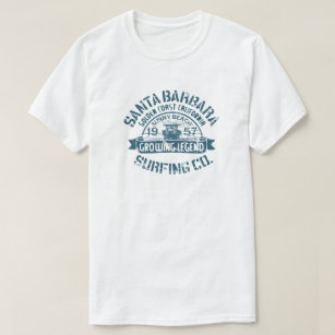 Men's Santa Barbara Surfing Co,   Retro   Vintage T-Shirt