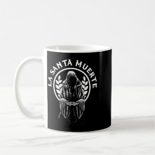 Mens Santa Muerte Mexico Calavera Skeleton Skull Coffee Mug