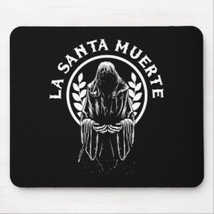 Mens Santa Muerte Mexico Calavera Skeleton Skull Mouse Mat