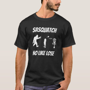 Mens Sasquatch Disc Golf Player 1 T-Shirt