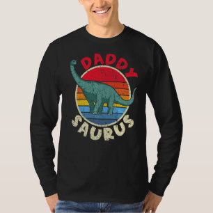 Mens Saurus Daddy I Brachiosaurus Diplodocus I Fam T-Shirt