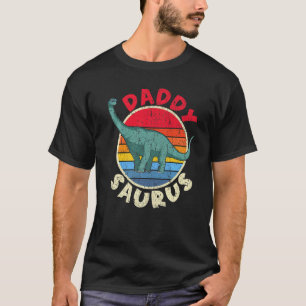 Mens Saurus Daddy I Brachiosaurus Diplodocus I Fam T-Shirt