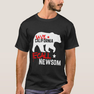 Mens Save California Recall Gavin Newsom - Newsom T-Shirt