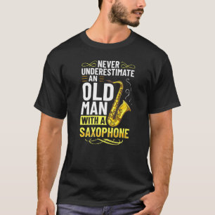 Mens Saxophone Musician Alto Tenor Instrument Begi T-Shirt