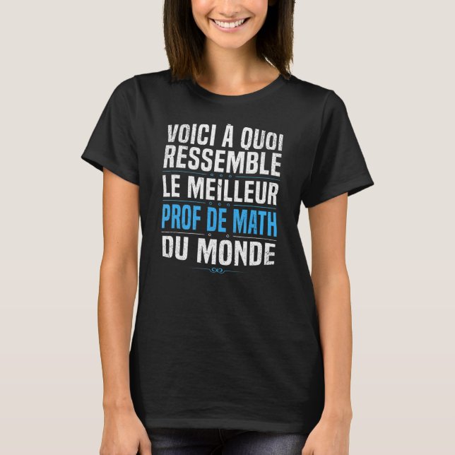Mens Saying Math Teacher  Idea  for Dad Math Teach T-Shirt (Front)