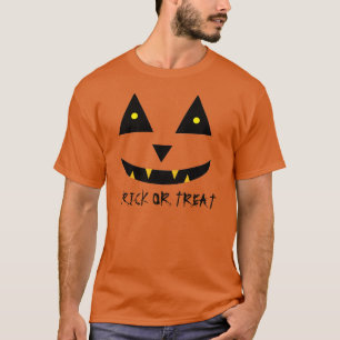Men's SCARY PUMPKIN FACE HALLOWEEN T-Shirt