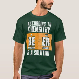 Mens Science Student School Chemistry Teacher Subj T-Shirt