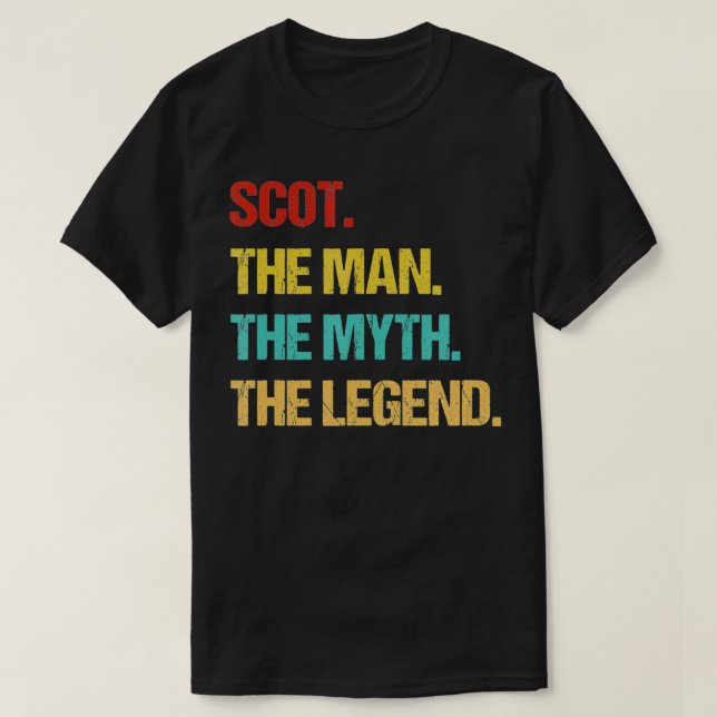 Mens Scot The Man the Myth the Legend  T-Shirt (Design Front)
