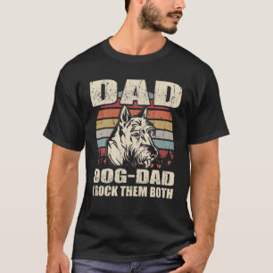 Mens Scottish Terrier Dad And Dog Dad I Rock Them T-Shirt