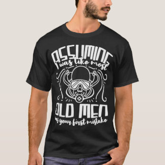 Mens Scuba Diver Diving Instructor Sayings Puns Cu T-Shirt