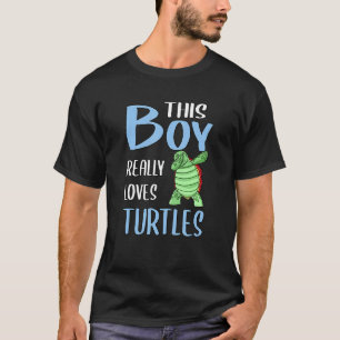 Mens Sea Turtle This Boy Really Loves Turtles T-Shirt