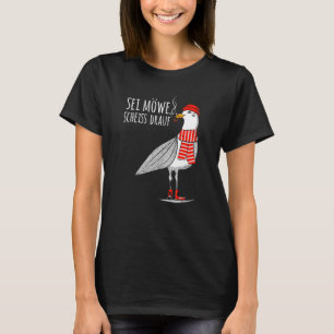 Mens Sei Möwe Scheiß Drauf Seagull North Sea Sea T-Shirt