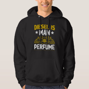 Men's Semi Truck Driver Diesel Is Man Perfume Tru Hoodie