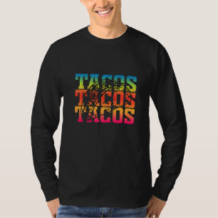 Mens Serape Tacos Cinco Food Mexican Independence  T-Shirt