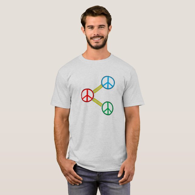 Men's Share Peace T-shirt (Front Full)