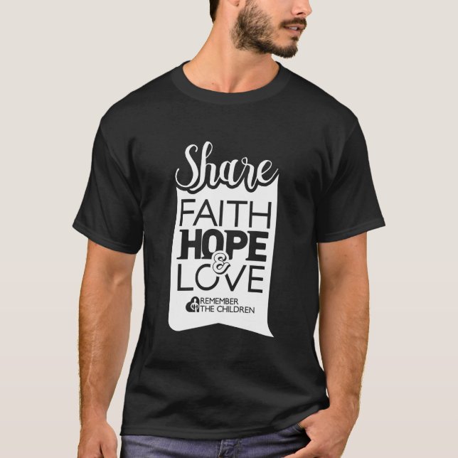 Mens Share Tee (black) (Front)