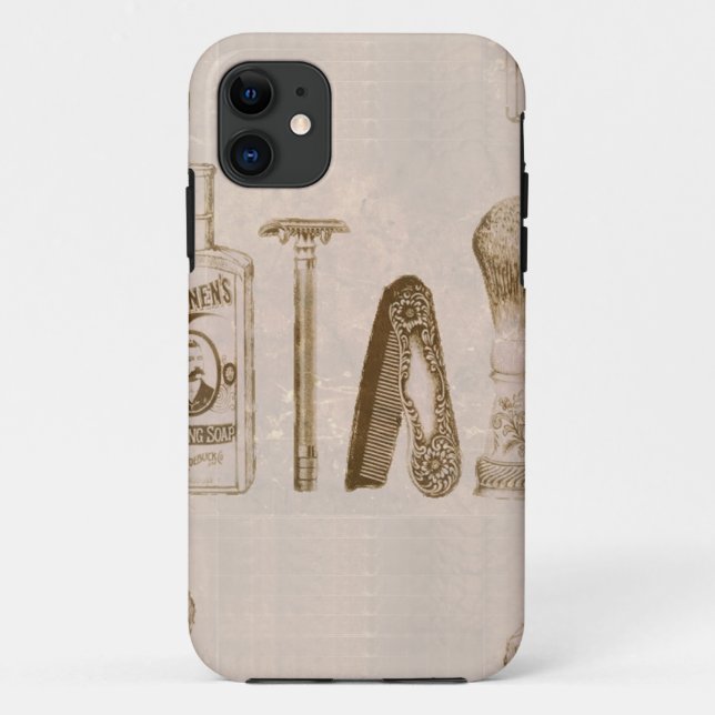 mens shaving Case-Mate iPhone case (Back)