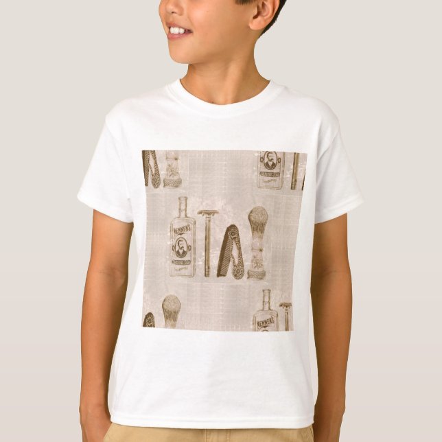mens shaving T-Shirt (Front)