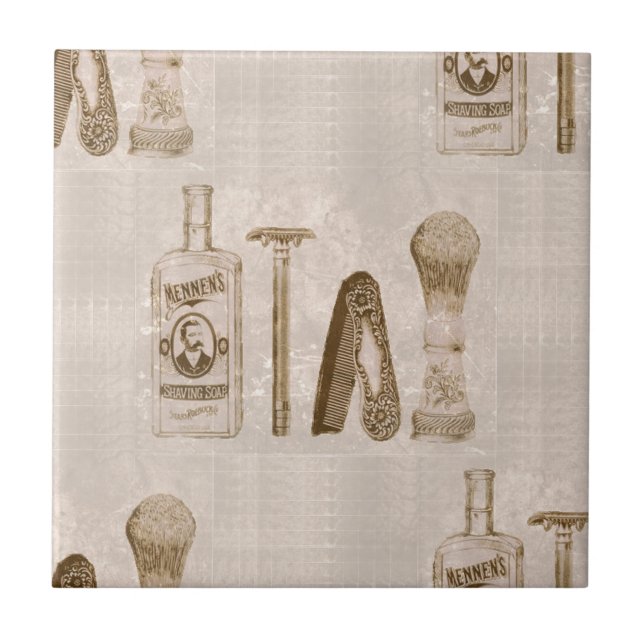 mens shaving tile (Front)
