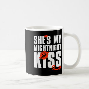Mens She's My Midnight Kiss Happy New Year Matchin Coffee Mug