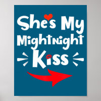 Mens She's My Midnight Kiss Happy New Year Matchin