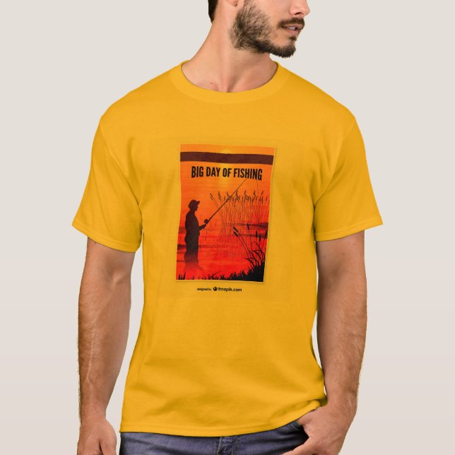 Men's Shirt Big Day Fishing (Front)