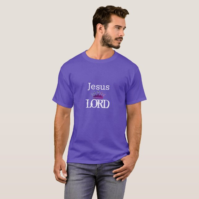 Men's Shirt-Jesus Lord King T-Shirt (Front Full)