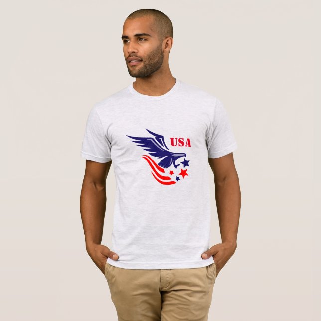 Men's Shirt Military Eagle  (Front Full)