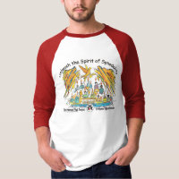Men's shirt with PVP poster image on front