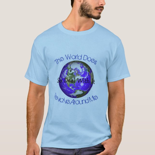 Men's Shirt World Does Revolve (Front)