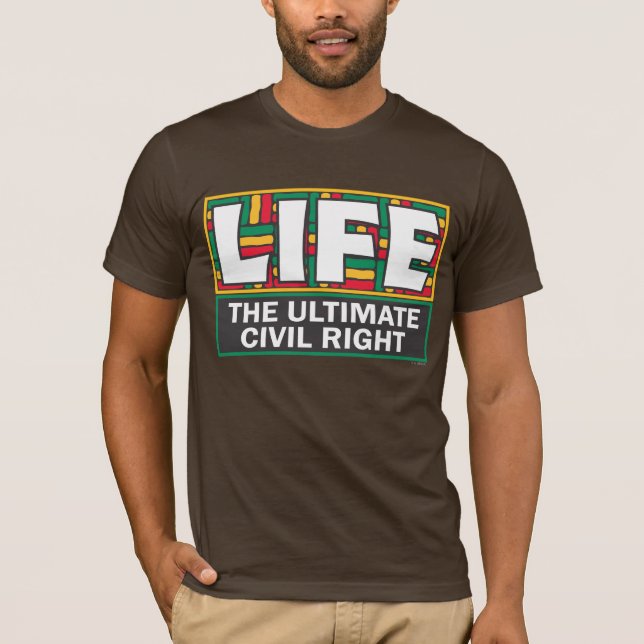 Men's shirts with a bold message. (Front)