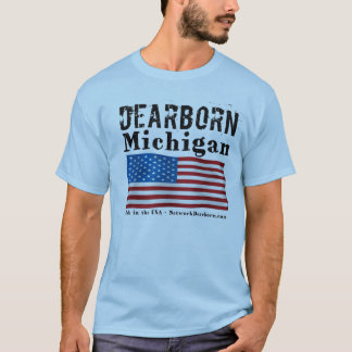 Men's Short Sleeve - Dearborn, MI - Made in USA T-Shirt