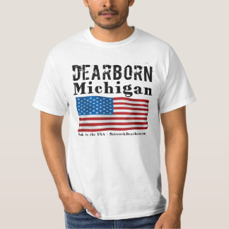 Men's Short Sleeve - Dearborn, MI - Made in USA T-Shirt