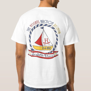 Men's Short-Sleeved White Heights Regatta T-Shirt