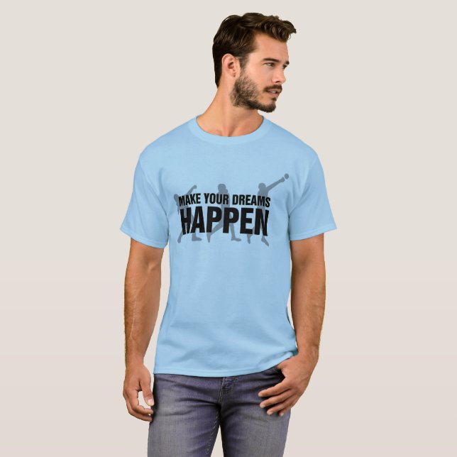 Men's Shot Put Thrower T-Shirt (Front Full)