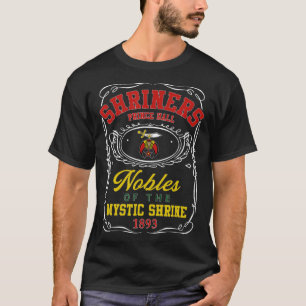 Mens Shriners Prince Hall 1893 PHA Shrine Masons F T-Shirt