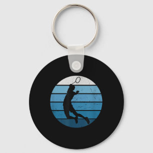 Mens Shuttle Badminton Squash Women Key Ring