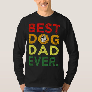 Mens Siberian Husky Best Dog Dad Ever T-Shirt