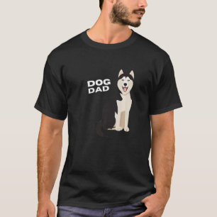 Mens Siberian Husky Dog Dad Man T-Shirt