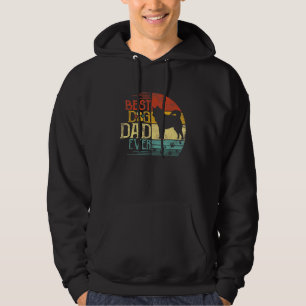 Mens Siberian Husky Vintage Dog Dad Cool Fathers D Hoodie