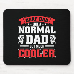 Mens Sign Language Deaf Awareness ASL and Deaf Pri Mouse Mat