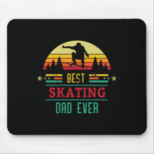 Mens Skateboard Skater Dads Vintage Retro Art- Ska Mouse Mat