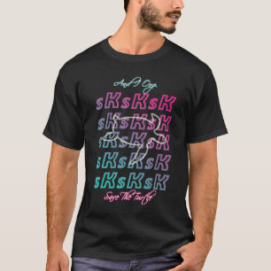Mens SkSkSk and I oop Save Turtle Funny Meme Teen T-Shirt